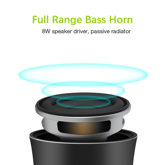 EWA A2 Pro Metal Speaker Outdoor Water-resistant Bluetooth Sound Bass Speaker(Rose Gold)