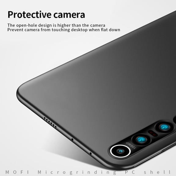 For Xiaomi Mi 10 Pro MOFI Frosted PC Ultra-thin Hard Case(Blue)