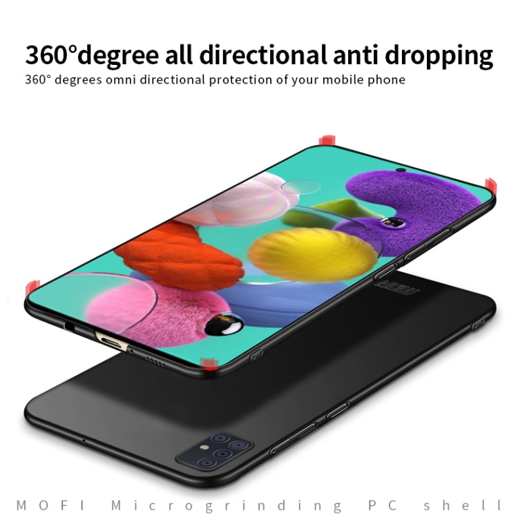 For Galaxy A51 MOFI Frosted PC Ultra-thin Hard Case(Red)
