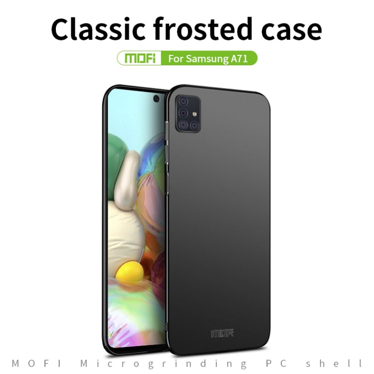 For Galaxy A71 MOFI Frosted PC Ultra-thin Hard Case(Red)