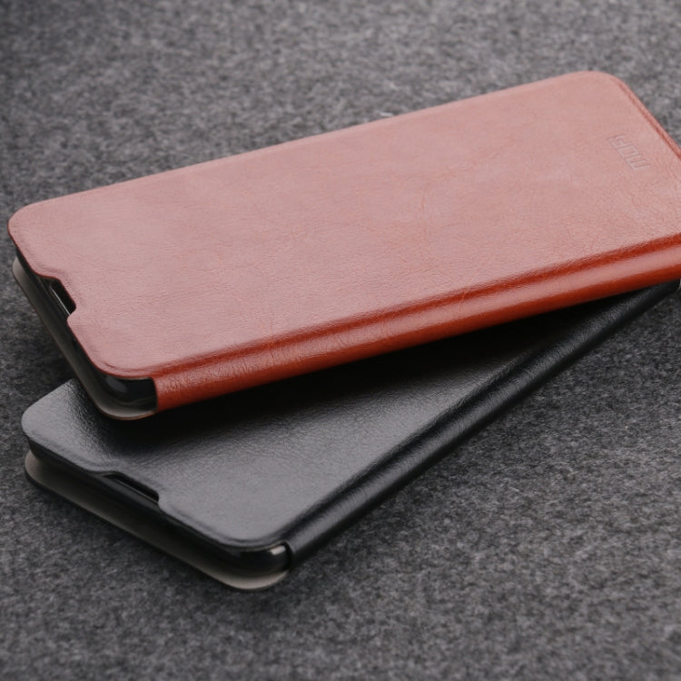For Xiaomi Mi 10 MOFI Rui Series Classical Leather Embedded Steel Plate All-inclusive Horizontal Flip PU Leather Case(Red)