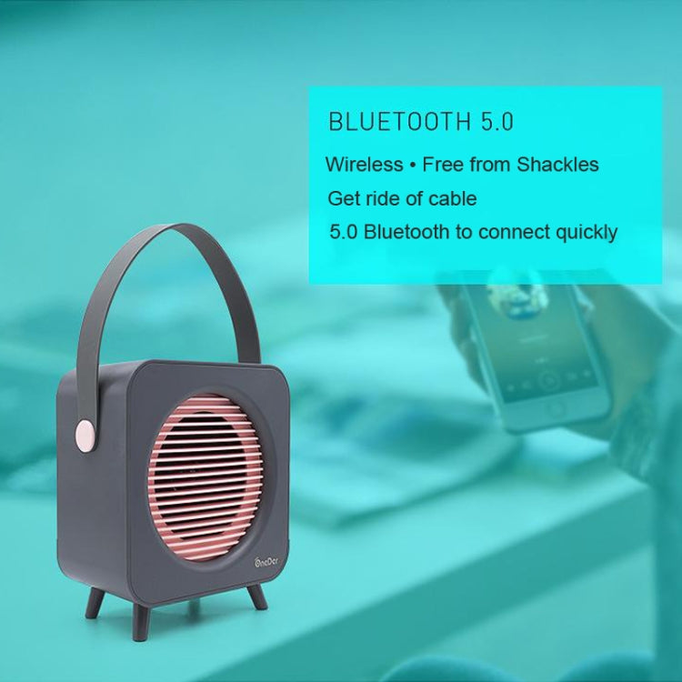 Oneder V9 Fabric Portable Wireless Bluetooth Speaker Portable Card Subwoofer Creative Gift Mini Speaker(Blue)