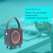 Oneder V9 Fabric Portable Wireless Bluetooth Speaker Portable Card Subwoofer Creative Gift Mini Speaker(Blue)