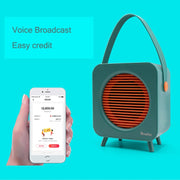Oneder V9 Fabric Portable Wireless Bluetooth Speaker Portable Card Subwoofer Creative Gift Mini Speaker(Blue)