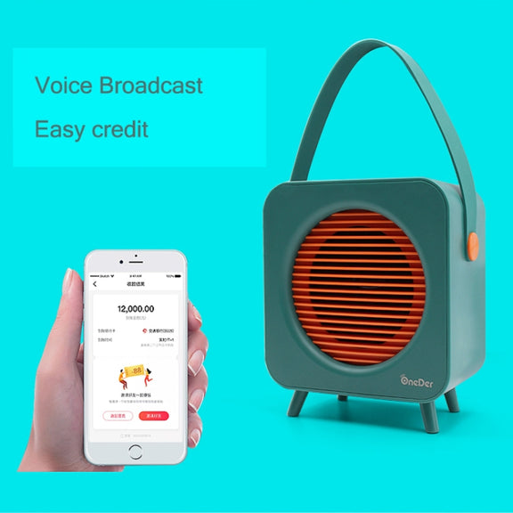 Oneder V9 Fabric Portable Wireless Bluetooth Speaker Portable Card Subwoofer Creative Gift Mini Speaker(Orange)