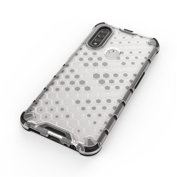 For OPPO A8/A31 Shockproof Honeycomb PC + TPU Case(Blue)