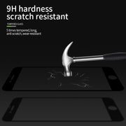 For iPhone SE 2020 MOFI 9H 2.5D Full Screen Tempered Glass Film(Black)