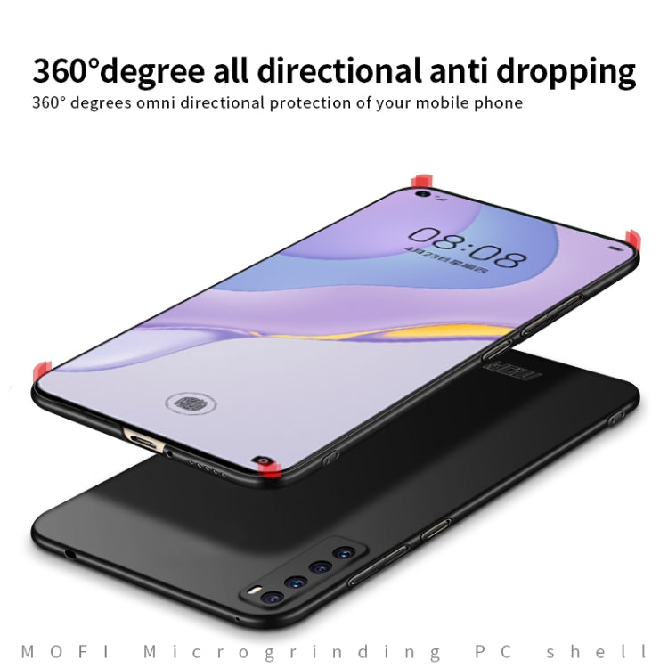 For Huawei Nova 7 MOFI Frosted PC Ultra-thin Hard Case(Black)