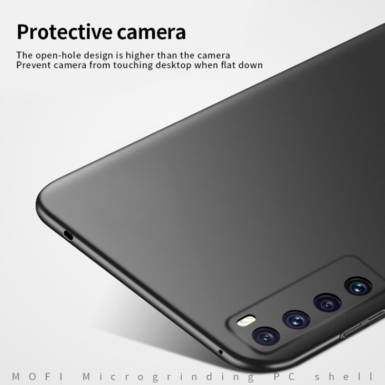 For Huawei Nova 7 MOFI Frosted PC Ultra-thin Hard Case(Blue)