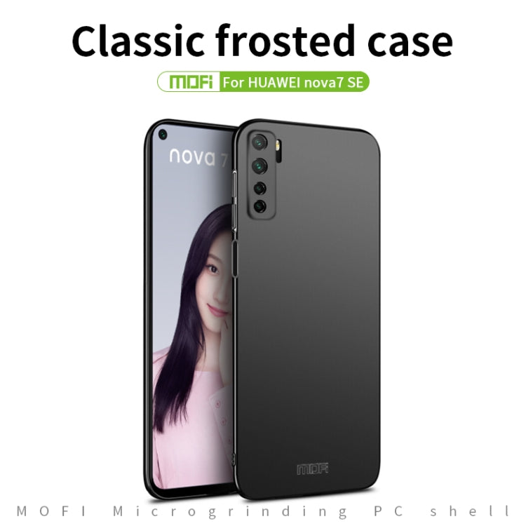 For Huawei Nova 7 SE MOFI Frosted PC Ultra-thin Hard Case(Red)