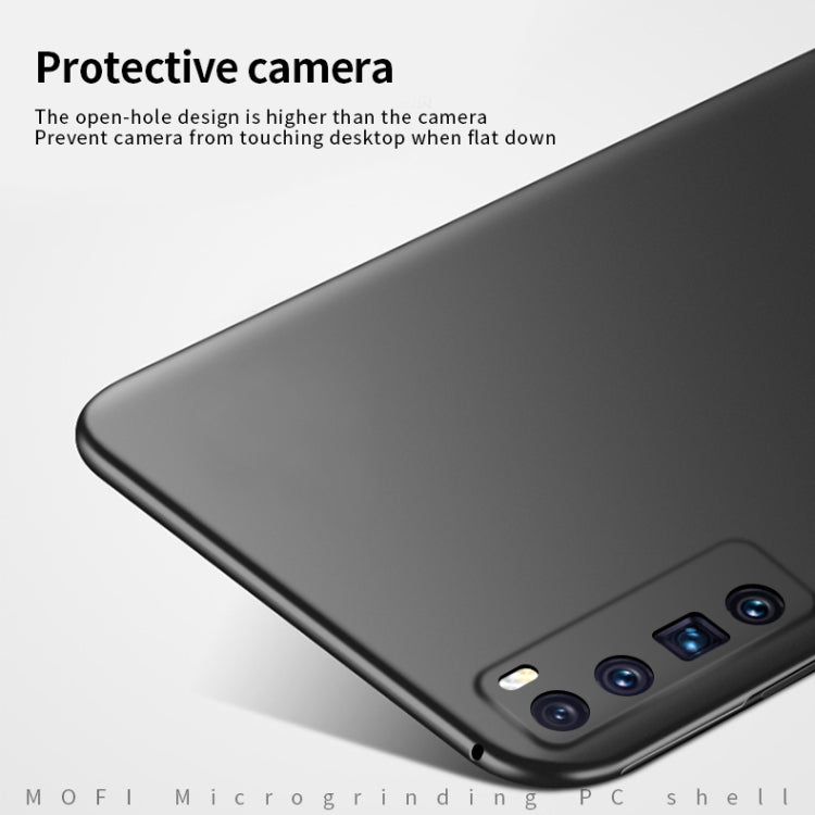 For Huawei Nova 7 Pro MOFI Frosted PC Ultra-thin Hard Case(Black)