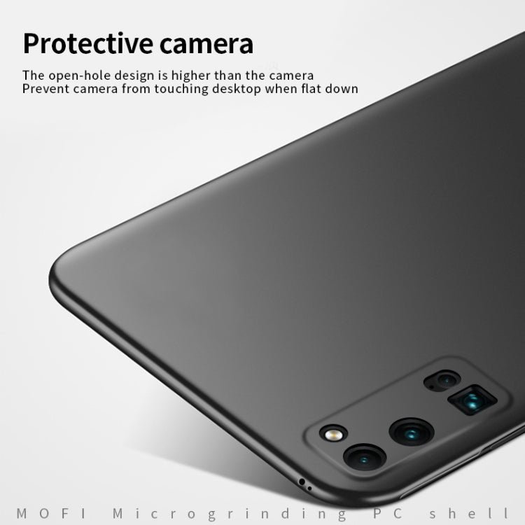 For Huawei Honor 30 Pro MOFI Frosted PC Ultra-thin Hard Case(Rose gold)