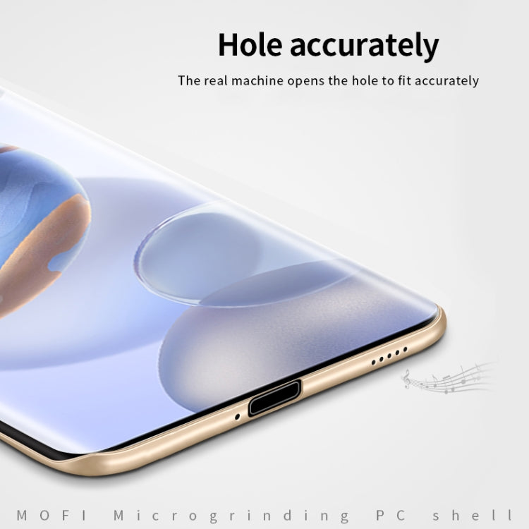 For Huawei Honor 30 Pro MOFI Frosted PC Ultra-thin Hard Case(Rose gold)
