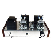 1W output HIFI Tube Earphone Amplifier, 2X8W 6N2 Drive FU19 Built 6.5mm Jack