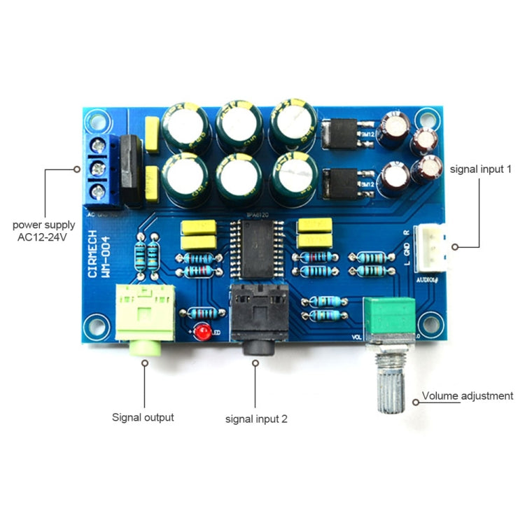 TPA6120 Amp Board HIFI TPA6120A2 Enthusiast Grade Headphone Amplifier Board Zero Noise Board