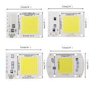 High Power 220V LED FloodlightCool/Warm White COB LED Chip IP65 Smart IC Driver Lamp(50W warm white)
