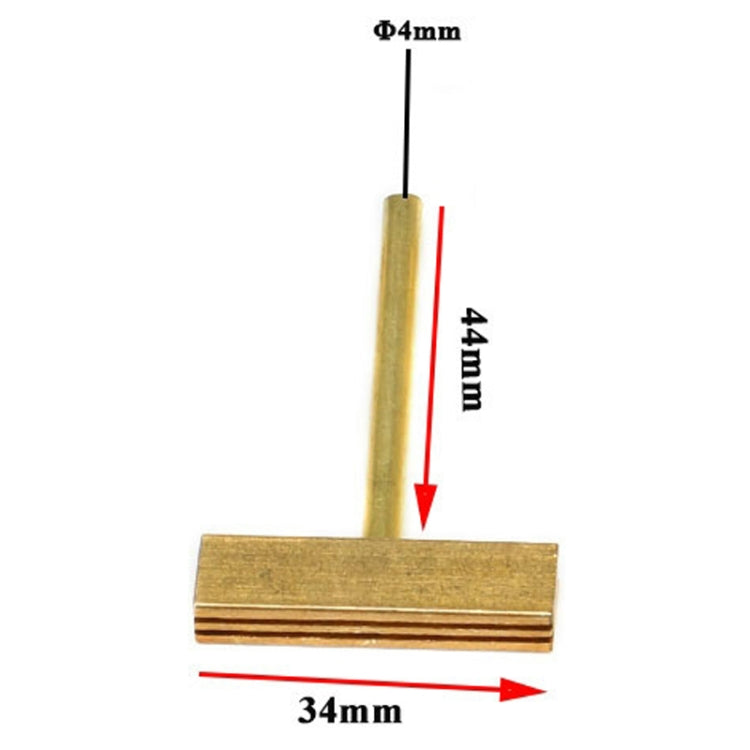 All Copper Liquid Crystal Cable Welding Tool T-shaped Soldering Iron Head, Model:40W