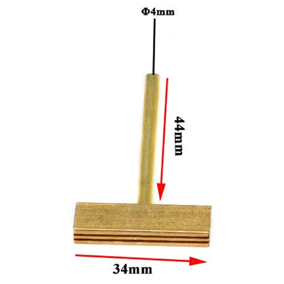 All Copper Liquid Crystal Cable Welding Tool T-shaped Soldering Iron Head, Model:40W