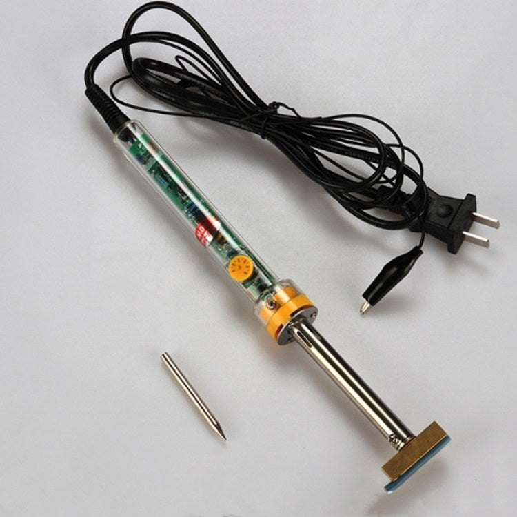 All Copper Liquid Crystal Cable Welding Tool T-shaped Soldering Iron Head, Model:40W