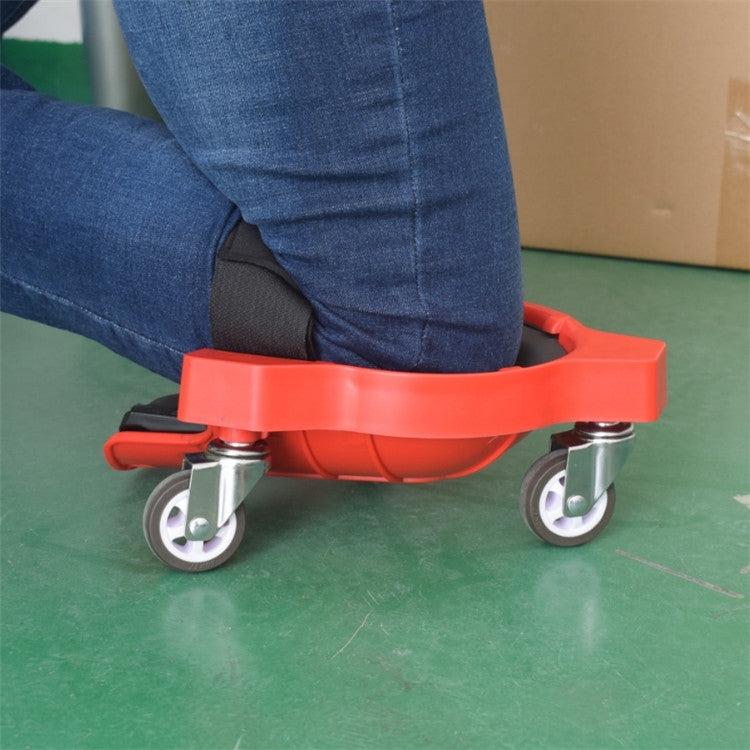 Multifunctional Sliding Knee pad Labor-saving Universal Wheel Mobile Carpentry Kneeling Pad(Yellow)