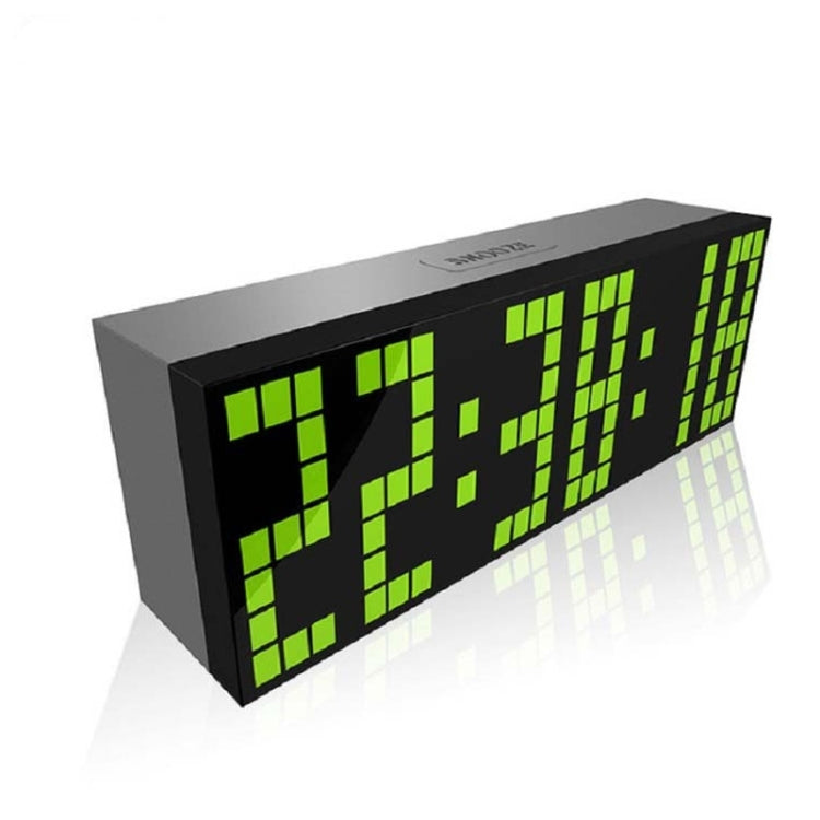 Digital Electronic Alarm Clock Creative LED Desk Clock US Plug, Style:6 Digits 5 Segments(Blue Light)