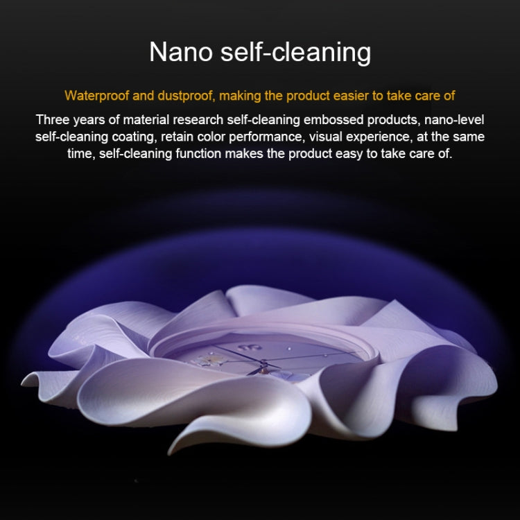 Creative Wall Clock Pure Hand-painted Wall Clock(Gold)