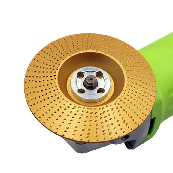 Woodworking Sanding Thorn Disk Angle Grinder Thorn Disk Plastic Grinding Disk Polishing Disk, Style:Bevel(Silver)