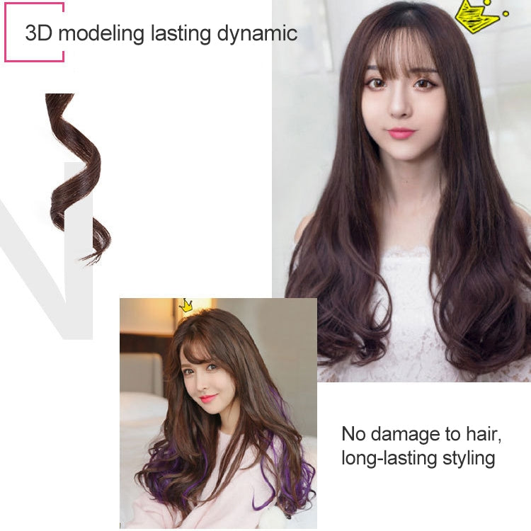 Hair Styling Tool Hair Curler Roller Spiral Curling Iron(Blue)