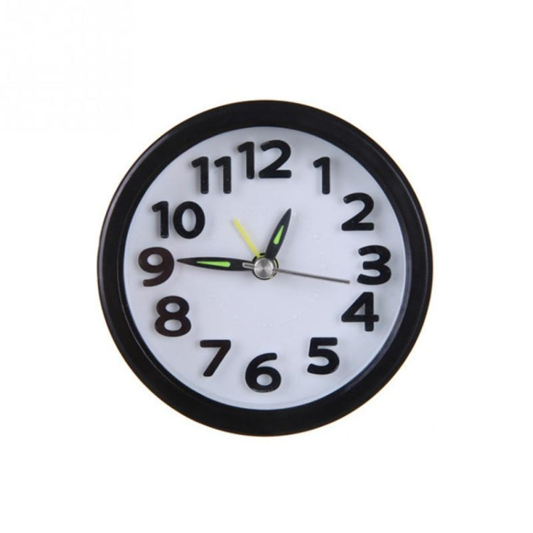Creative Minimalist Mute Alarm Clock(Round Black)