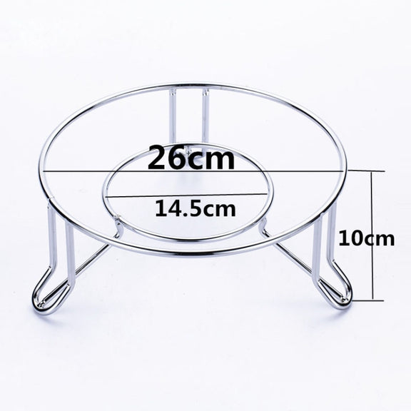 Pot Rack Wok Steamer Pot Mat Kitchen Shelf