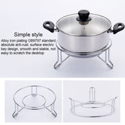 Pot Rack Wok Steamer Pot Mat Kitchen Shelf