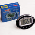 2 PCS Portable Car Electronic Clock Test Sports Clock Small Alarm Clock Stopwatch(Oval) - Alarm Clocks by PMc TechLife | Online Shopping South Africa | PMc TechLife | Buy Now Pay Later Mobicred