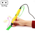 RP800A Childrens Educational Toys 3D Printing Pen, Plug Type:EU Plug(Yellow) - 3D Printer by PMC TechLife | Online Shopping South Africa | PMC TechLife | Buy Now Pay Later Mobicred