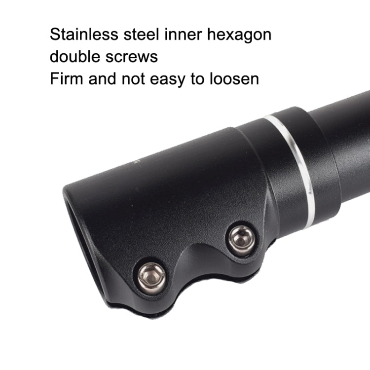 FMFXTR Mountain Bike Handlebar Aluminum Alloy Height Increaser, Increase Height:14.4cm(Black)