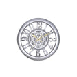 Home Round Retro Living Room Quartz Wall Clock(Antique Silver) - Wall Clock by PMc TechLife | Online Shopping South Africa | PMc TechLife | Buy Now Pay Later Mobicred