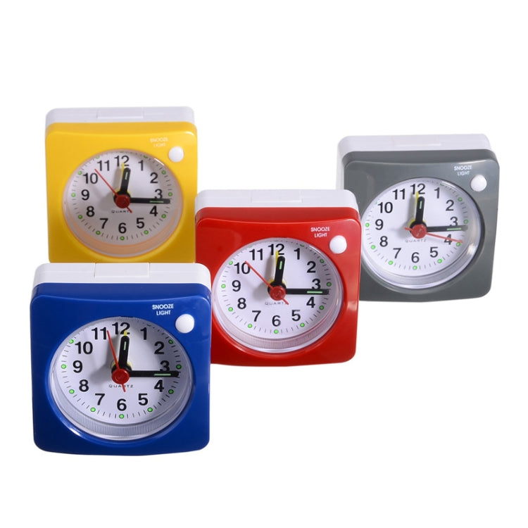 Bedside Mute Alarm Clock With Light & Snooze Function(Blue)