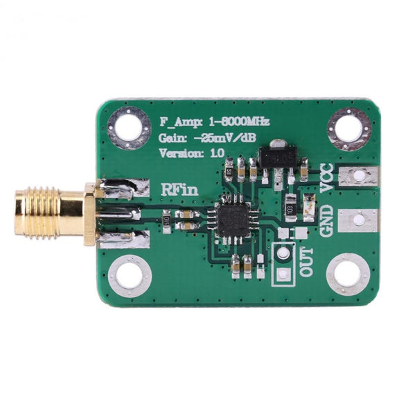 AD8318 RF Logarithmic Detector 1-8000MHz Dynamometer 70dB RSSI Measurement Power Meter