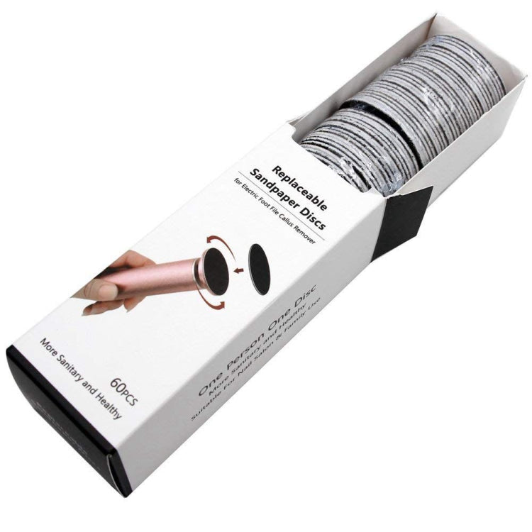 60 PCS Replacement Sandpaper Disk for Electric Foot Polisher, Specification:60 Mesh (Grit)