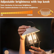 Outdoor Hanging Camping Lights Tent Lighting Atmosphere Lights(Handle White)