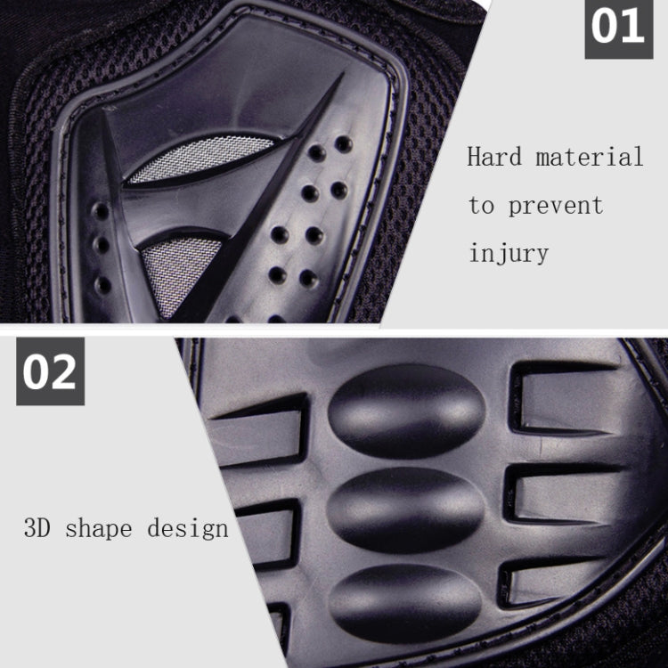 HEROBIKER MP1001B Motorcycleoff-road Armor Pants Cycling Short Style Drop-proof Protective Pants, Size:XL