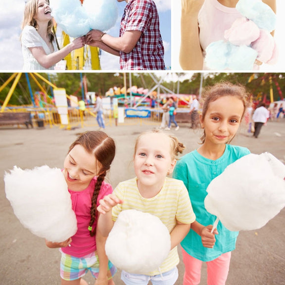 Electric Cotton Candy Machine, Plug:EU(White)