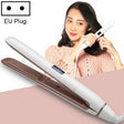 Professional Hair Straightener LED Display Ceramic Coating Plate Ionic Curling Flat Iron(EU 45W) - free shipping - PMC TechLife - Order now!