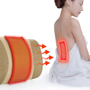 Heating Pulse Acupuncture Waist Massager Multifunctional Household Lumbar Disc Automatic Traction Device, Plug Type:US Plug(Brown)