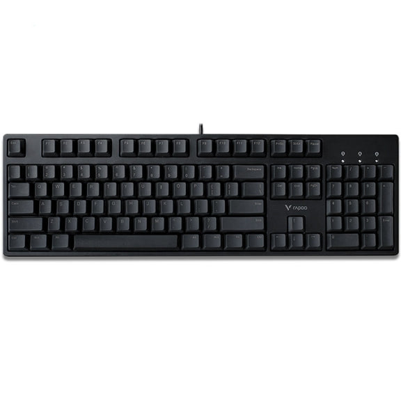 Rapoo V860 Desktop Wired Gaming Mechanical Keyboard, Specifications:104 Keys(Tea Shaft)