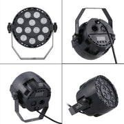 LED Purple Light Parlight Stage Laser Light, Plug Specifications:US Plug(12 Purple Light Par Lights)