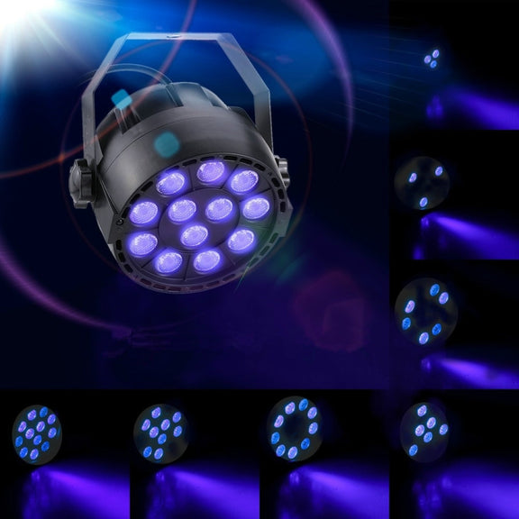LED Purple Light Parlight Stage Laser Light, Plug Specifications:US Plug(12 Purple Light Par Lights)