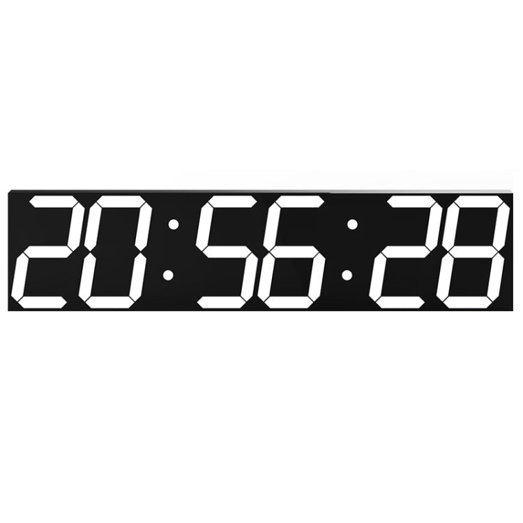 Creative LED Digital Wall Clock Multi-function WIFI Clock, Style:6 Bit Sealed Box WIFI(White)