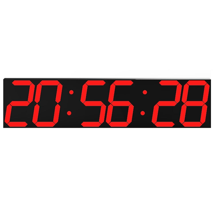 Creative LED Digital Wall Clock Multi-function WIFI Clock, Style:6 Bit Sealed Box WIFI(Red)
