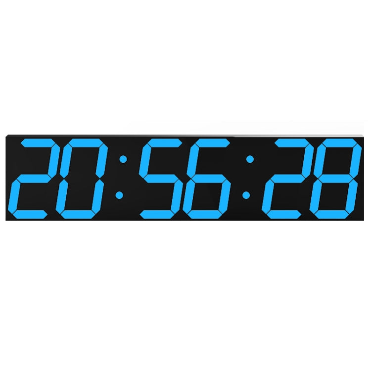 Creative LED Digital Wall Clock Multi-function WIFI Clock, Style:6 Bit Sealed Box WIFI(Ice Blue)