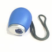 Portable Digital Projection Alarm Clock Mini Projector LED Clock Carry Time Flashlight Clock with Hanging Rope(Blue)